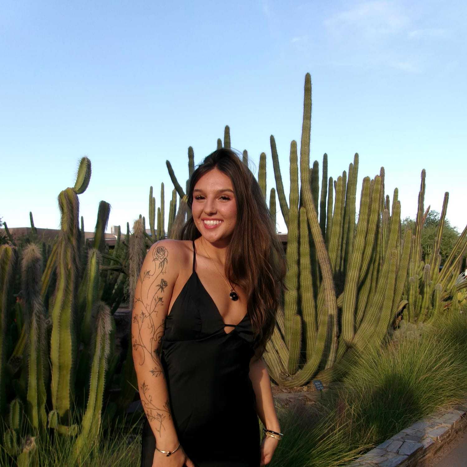 Portrait of Karli, a professional stylist at Stella Beauty, showcasing their expertise and style.